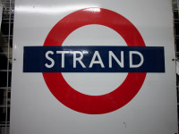London Tube roundel Strand